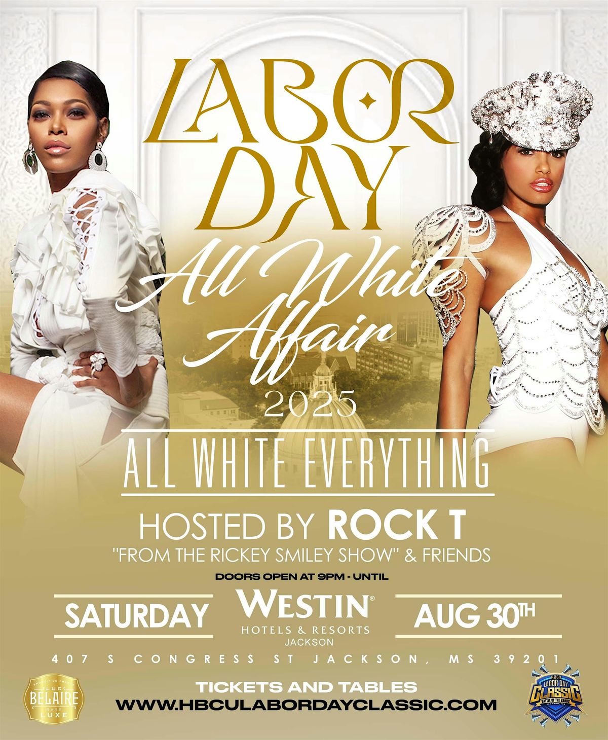 2025 LABOR DAY ALL WHITE AFFAIR "AT THE WESTIN" Presented by Belaire