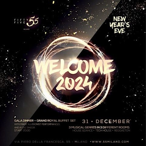 Capodanno 55 Fifty Five 2025 \u2013 Milano