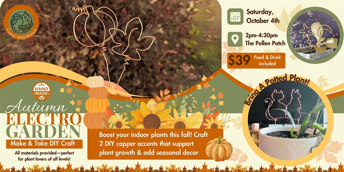 ElectroGarden: Hands-on DIY Copper Creations for Healthy, Indoor Plants