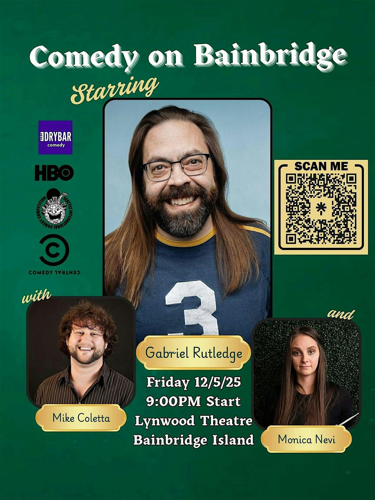 Comedy on Bainbridge - Gabriel Rutledge LIVE!