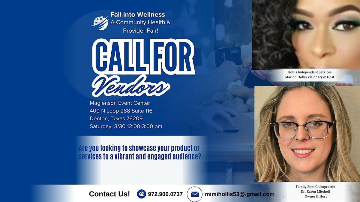 Fall into Wellness: A Community Health Provider Fair