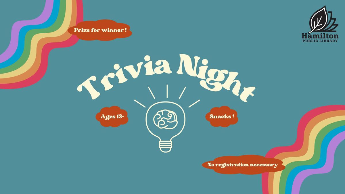 Trivia Night: Music and Theatre