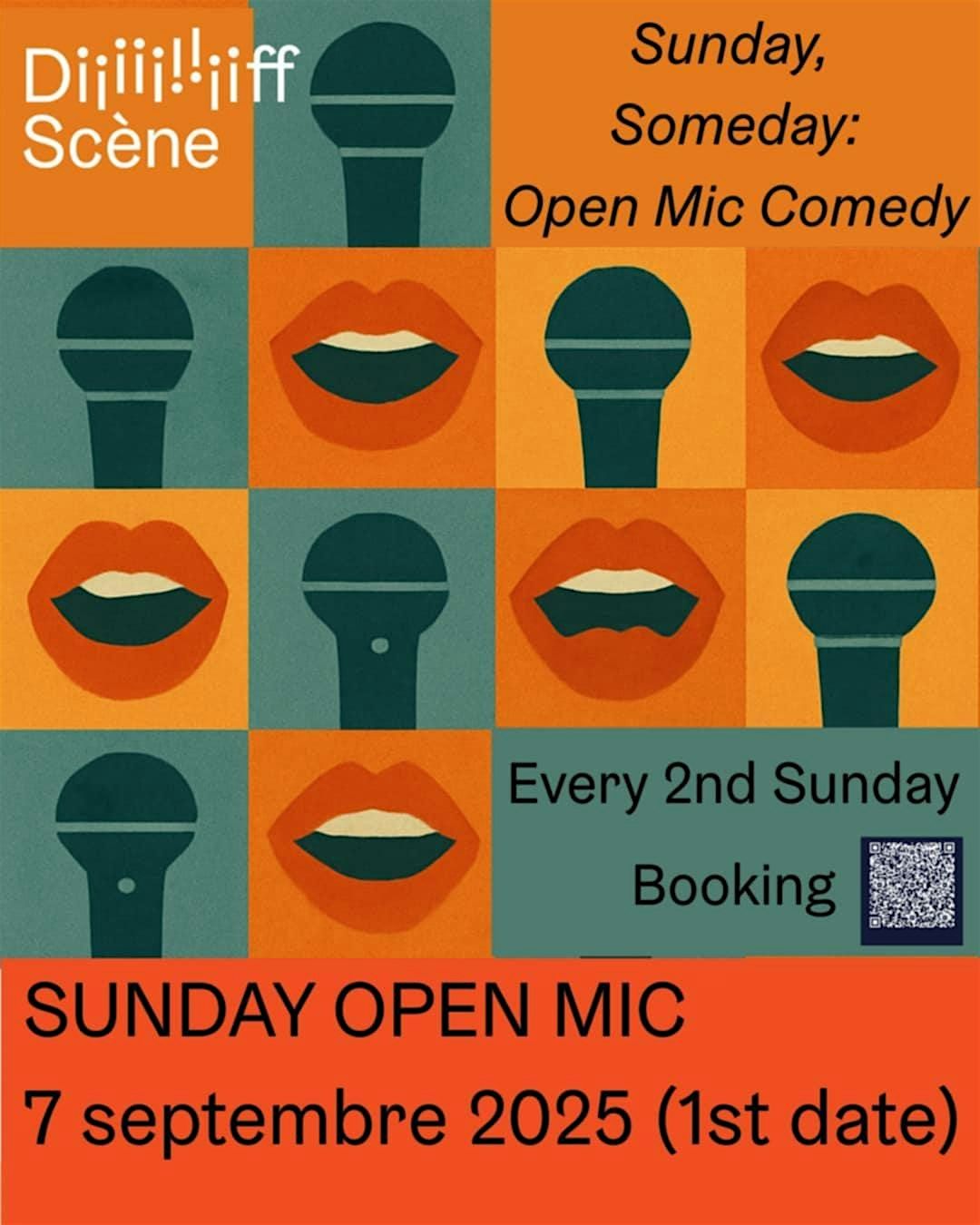 ENGLISH STAND UP COMEDY - Sunday Sunday Open Mic