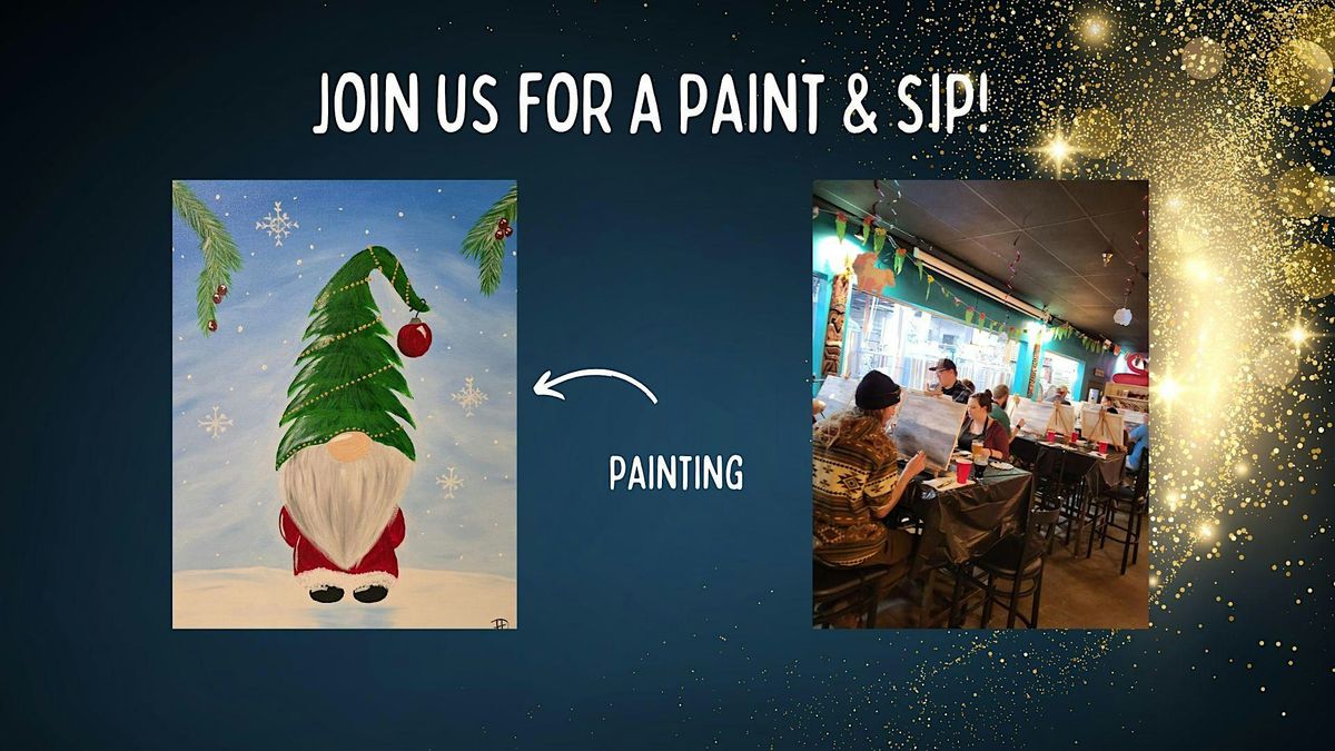 Paint & Sip - Christmas Tree Gnome