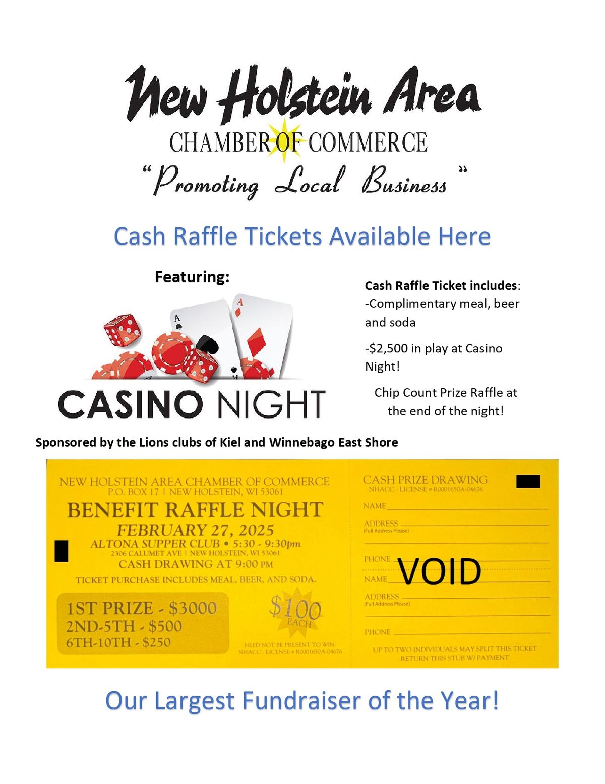 2025 Benefit Raffle Night