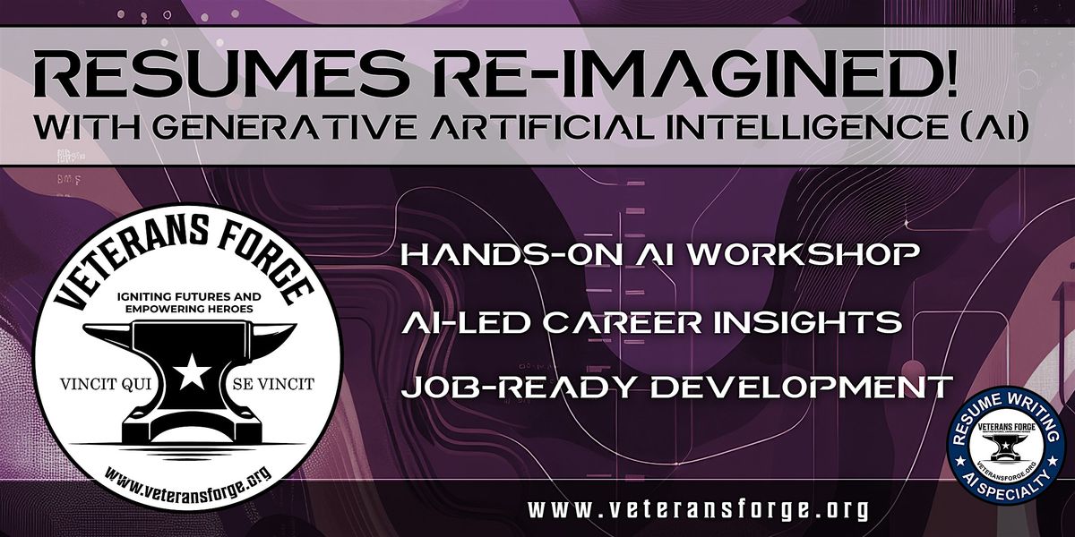 Resumes Re-Imagined! - A Veterans Forge Workshop  @ VB Hive