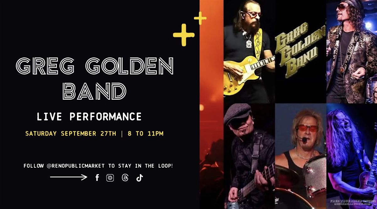 Greg Golden Band LIVE at Reno Public Market