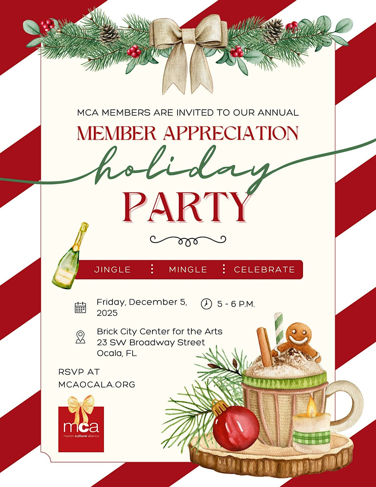 MCA Member Appreciation Holiday Party & December Opening