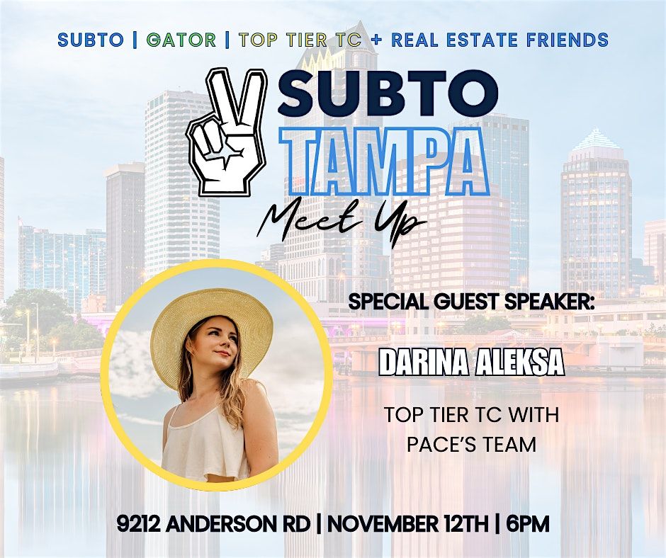 Subto Tampa Meetup