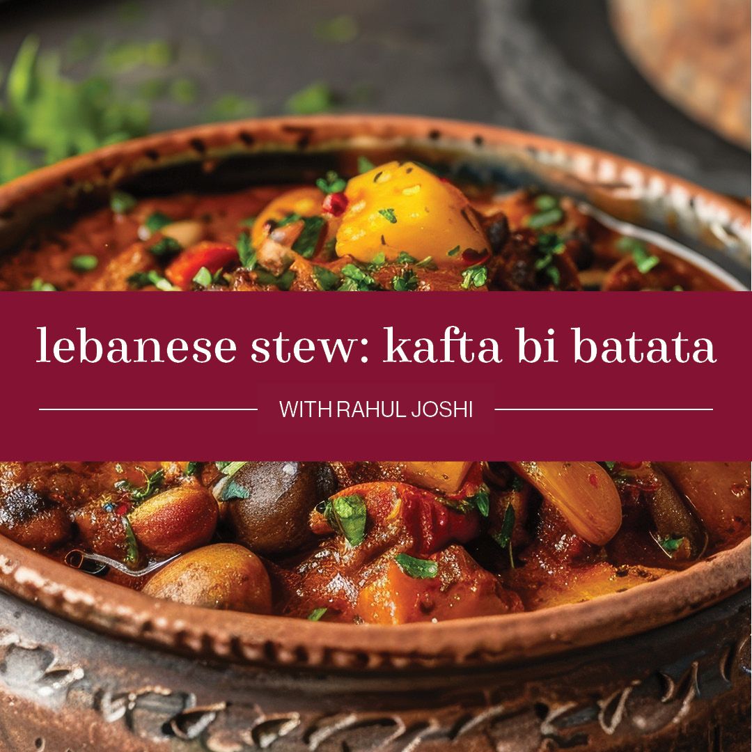 Lebanese Stew: Kafta bi Batata