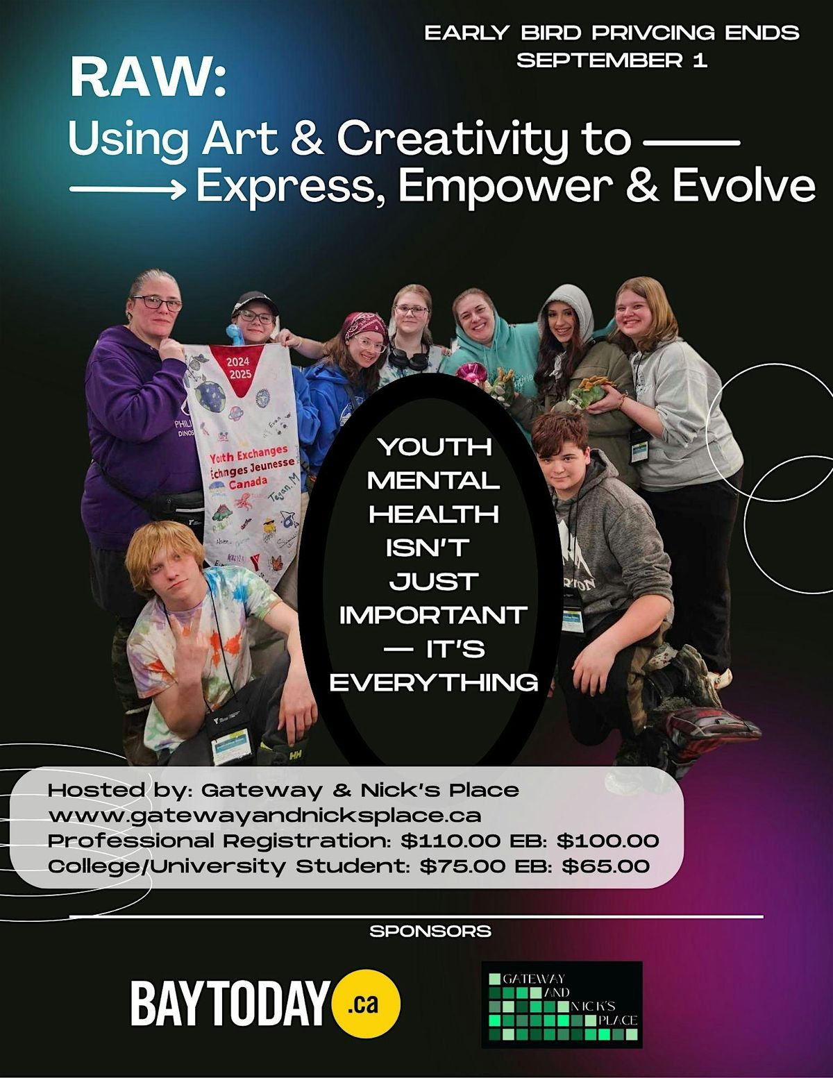 RAW: A Youth Mental Health Summit Focused on Healing Through Creativity