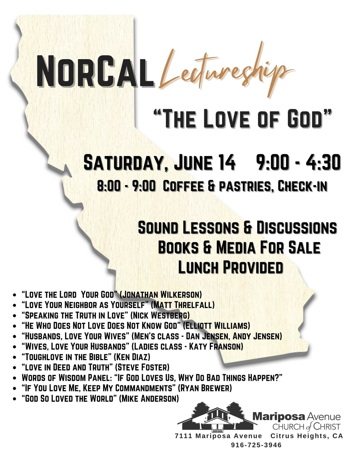 NorCal Lectureship