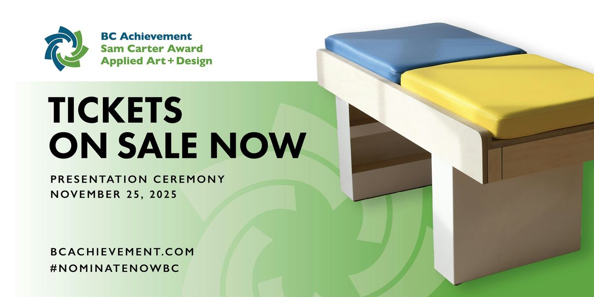 2025 Sam Carter Award in Applied Art + Design Presentation Ceremony