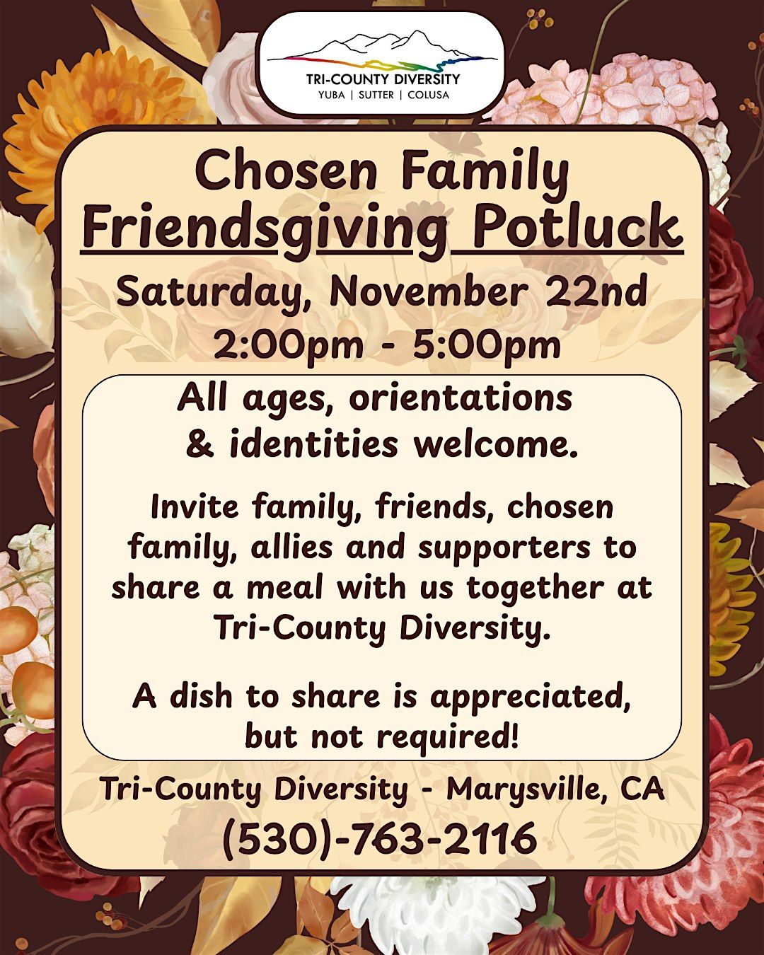 Chosen Family Friendsgiving Potluck Dinner