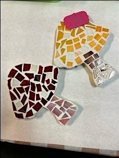 GROUTED MUSHROOM MOSAIC