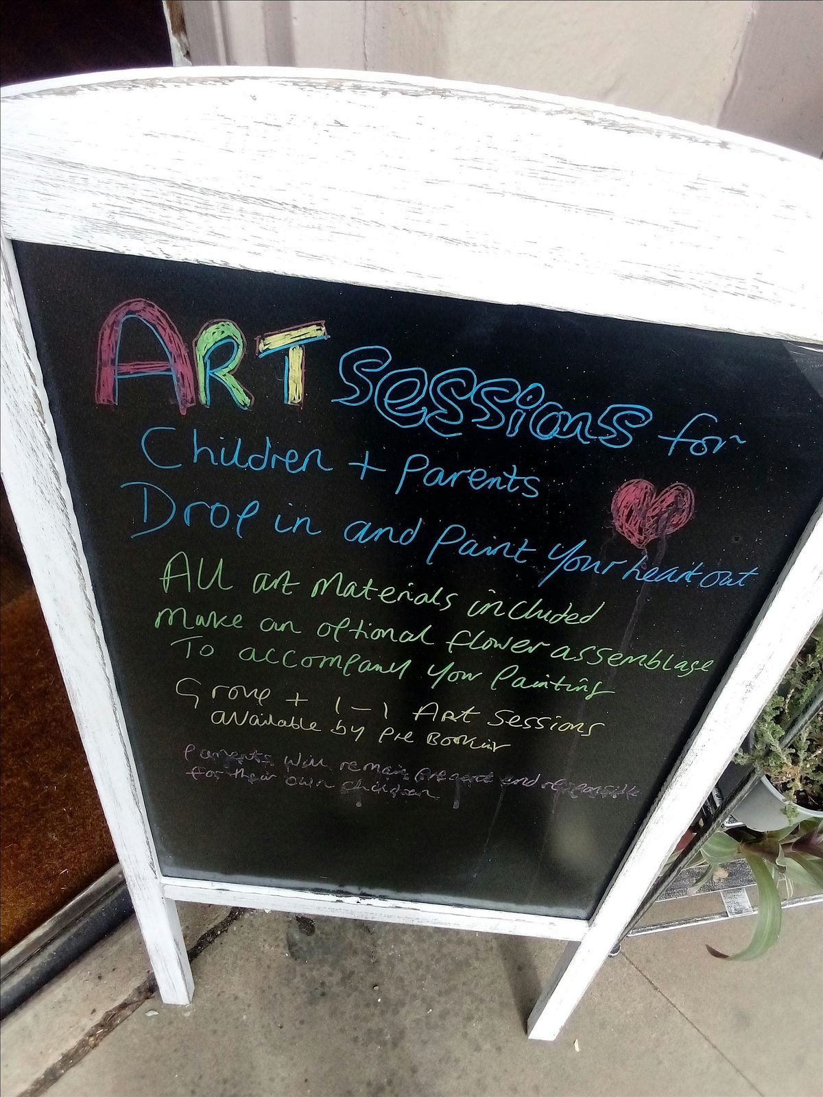 Creative Sanctuary: Art Sessions for Children & Parents Connect Together