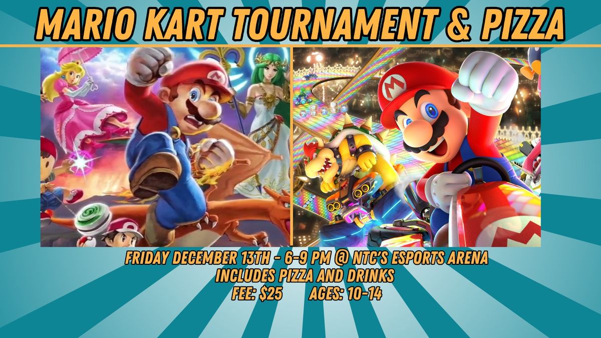 Mario Kart Tournament & Pizza Party