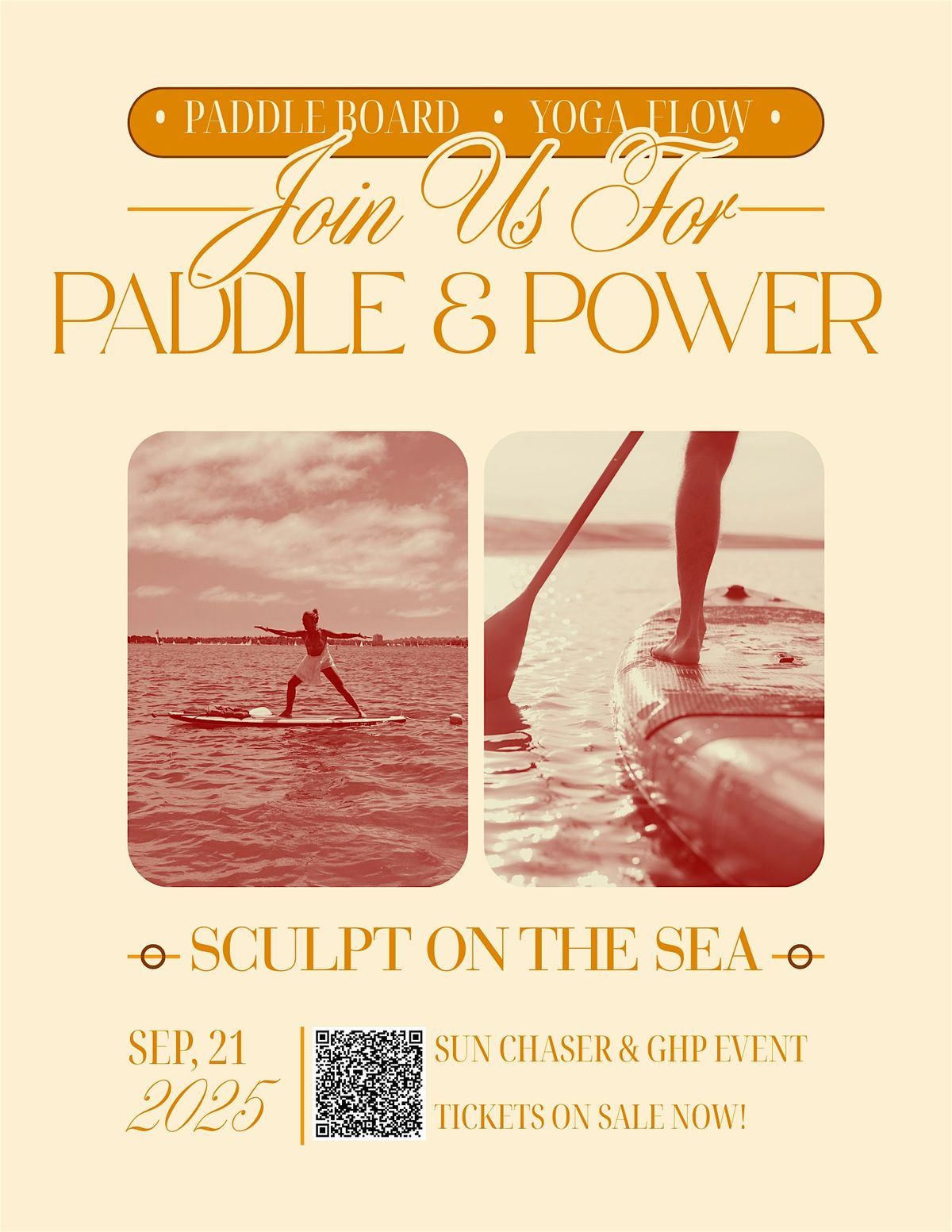 Paddleboard & Power: Yoga Sculpt ON THE SEA