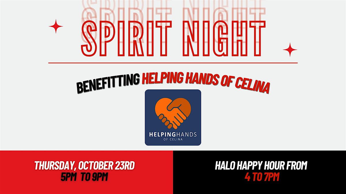 Spirit Night Benefitting Helping Hands of Celina
