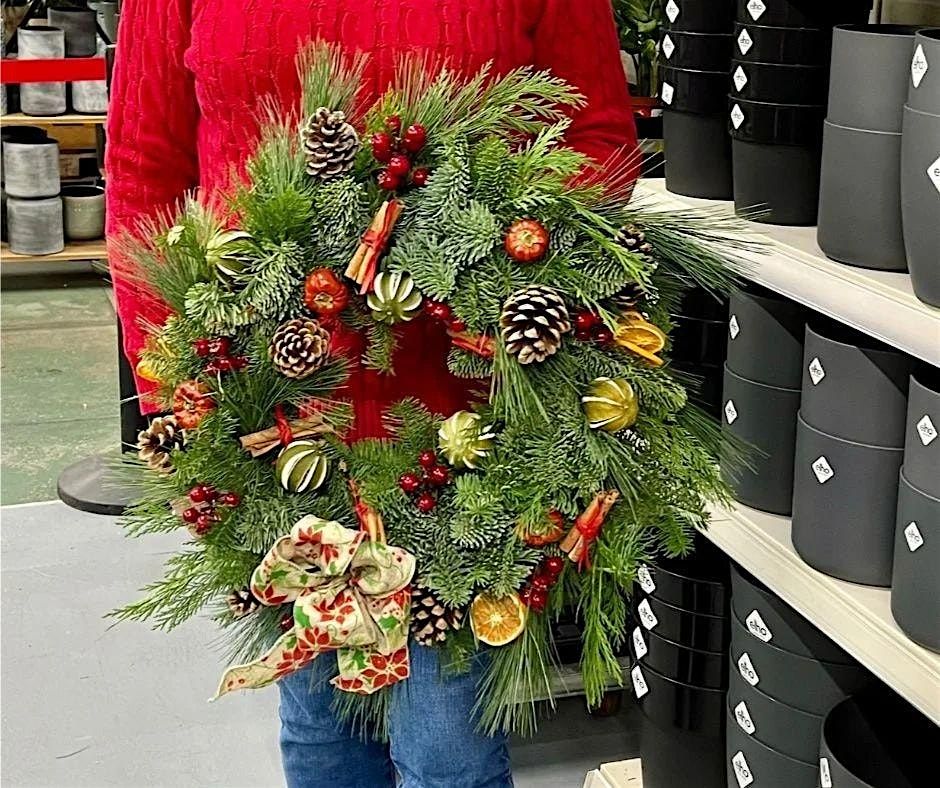 Luxury Christmas Wreath Workshop  at Souter Lighthouse, South Tyneside
