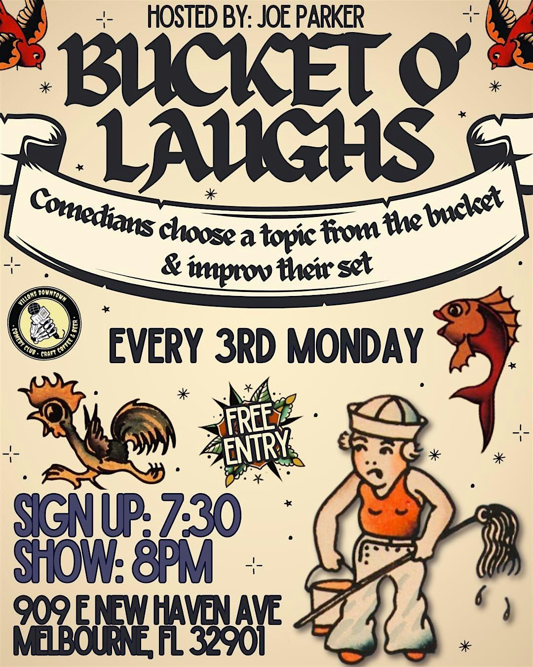 Villon Comedy Bucket O\u2019 Laughs