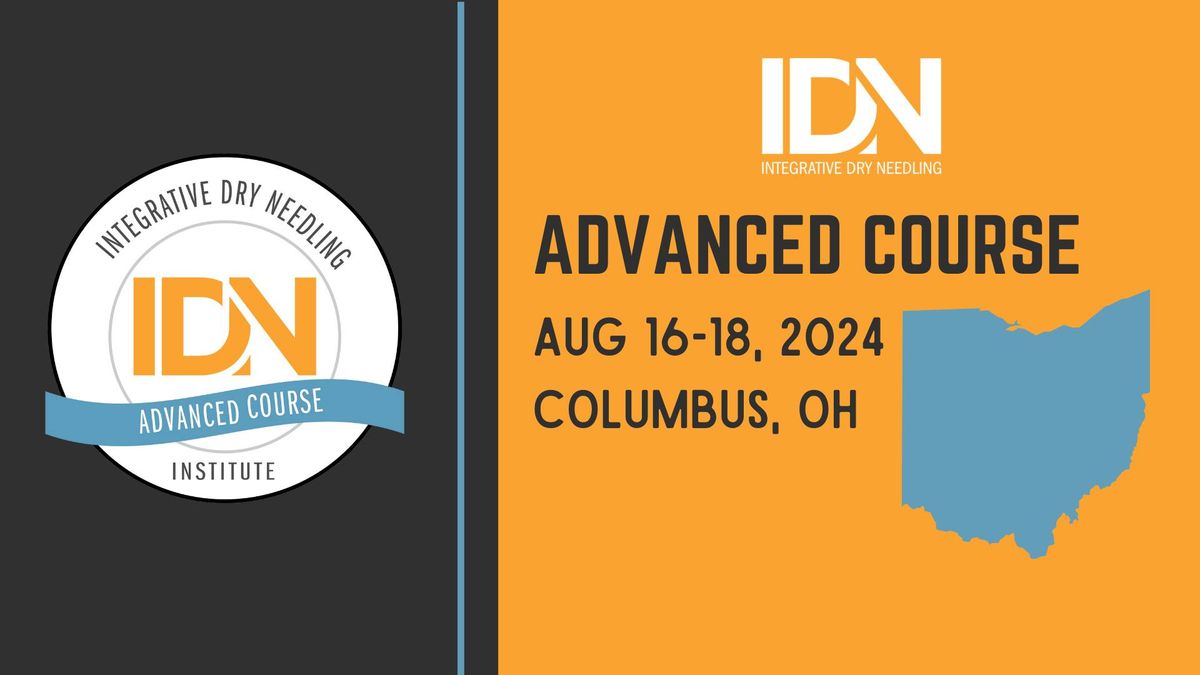 Advanced Course- Columbus, OH Aug 16-18