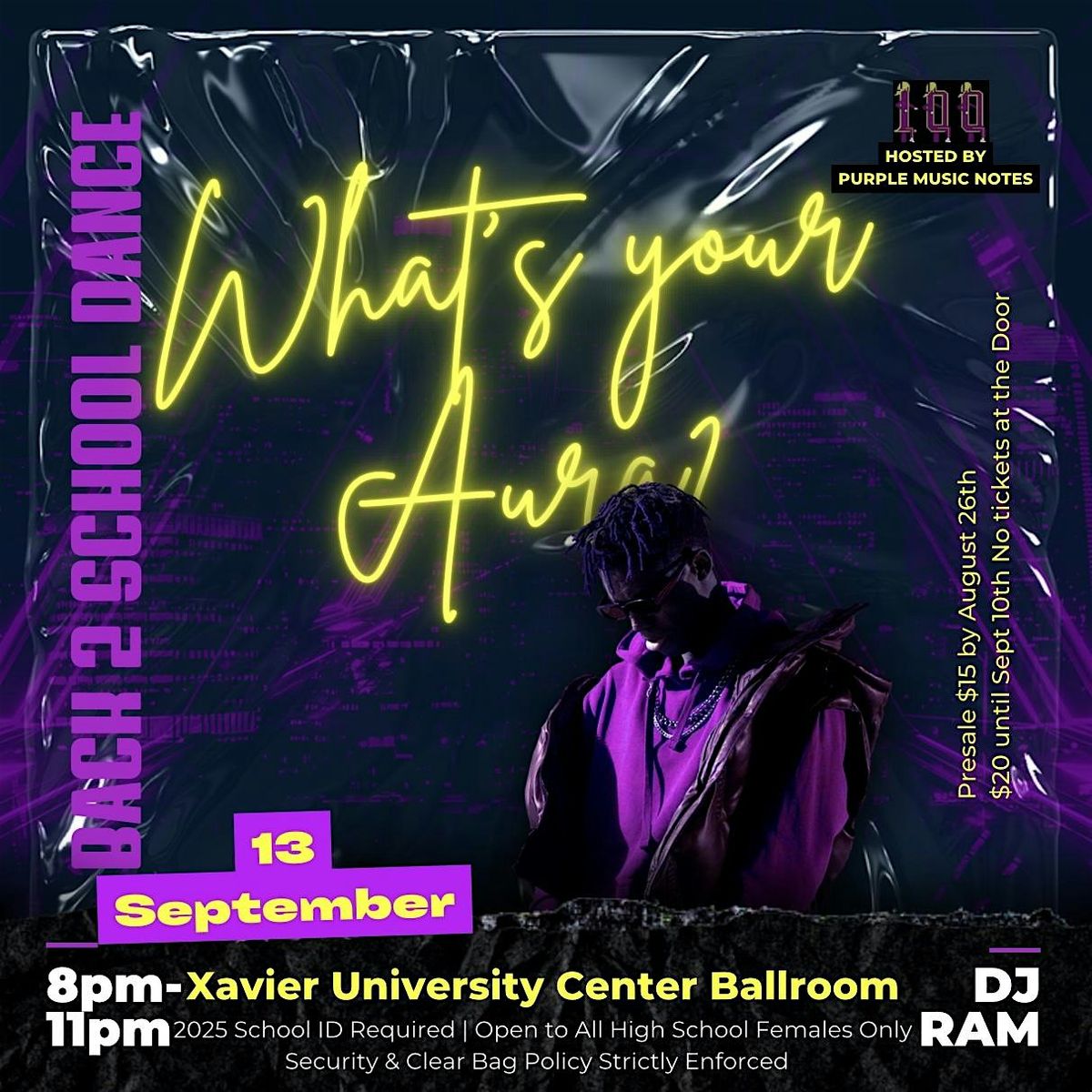 Back to School Dance, What\u2019s You Aura?