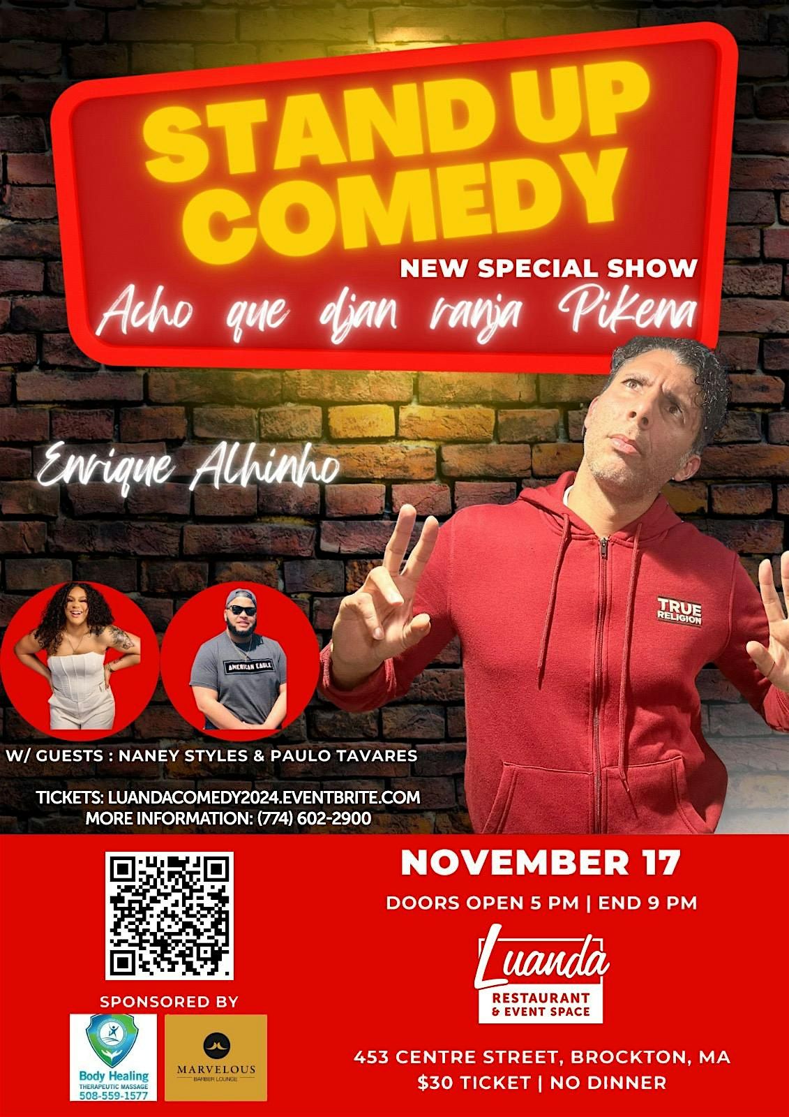 Sunday CV Comedy Show w\/Enrique, Naney, and Paulo