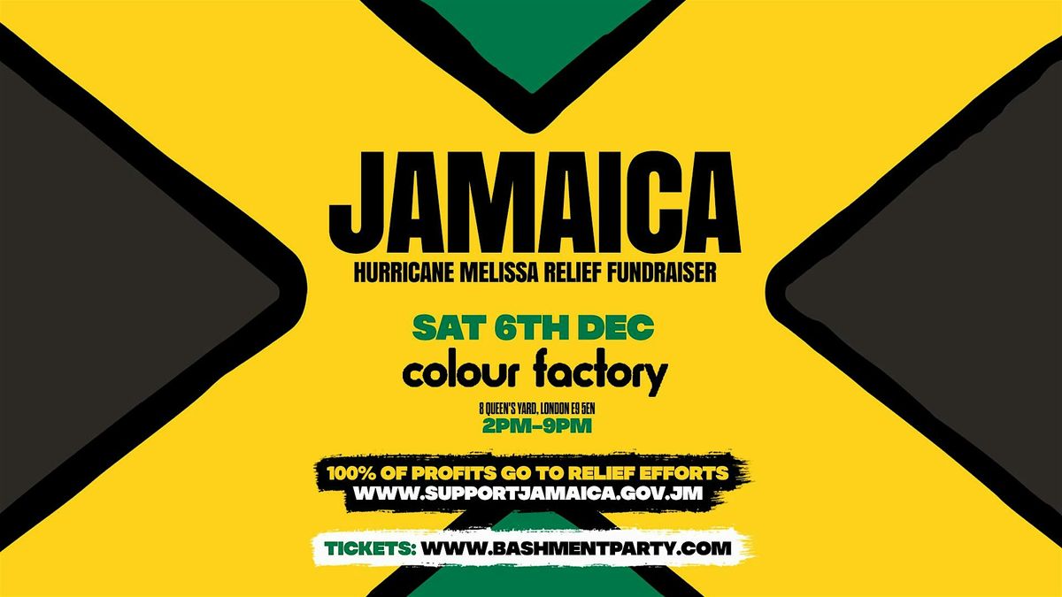 Bashment Party x Jamaica Hurricane Relief Fundraiser *New Date*