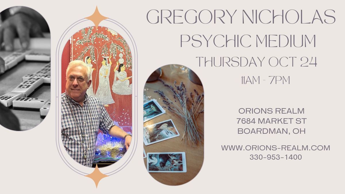 Readings with Psychic Medium Greg Nicholas 