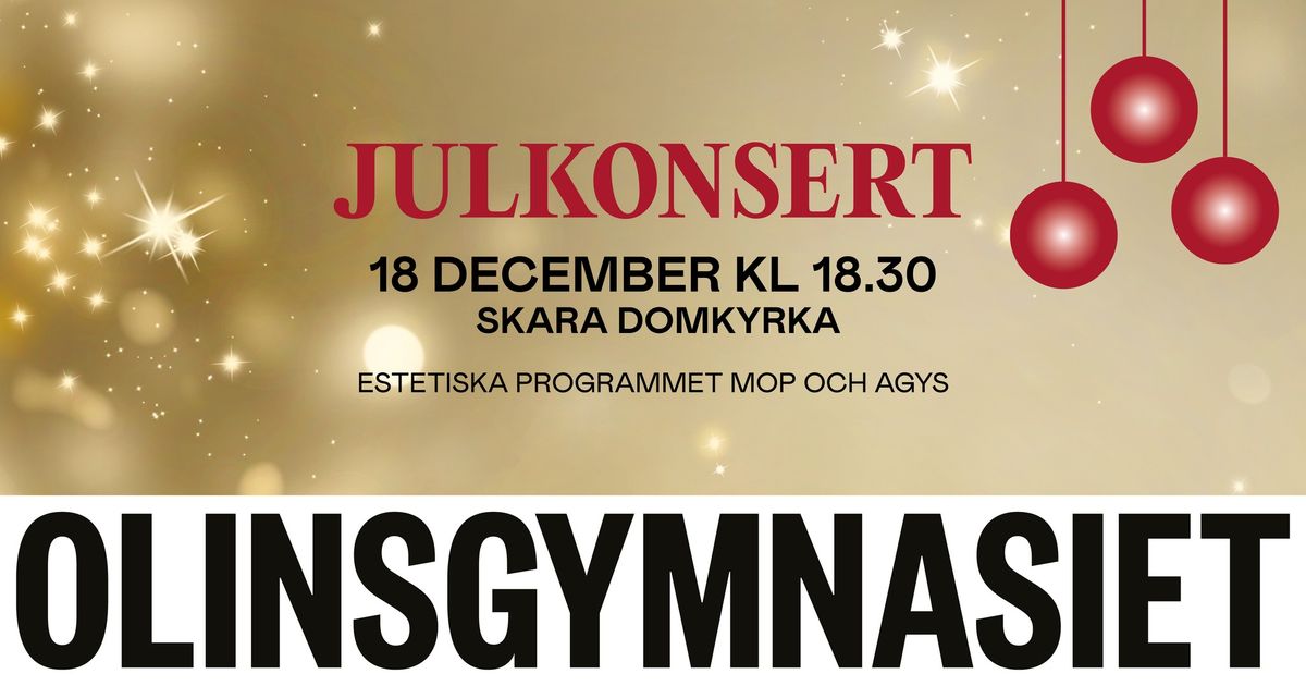 Olinsgymnasiet Julkonsert