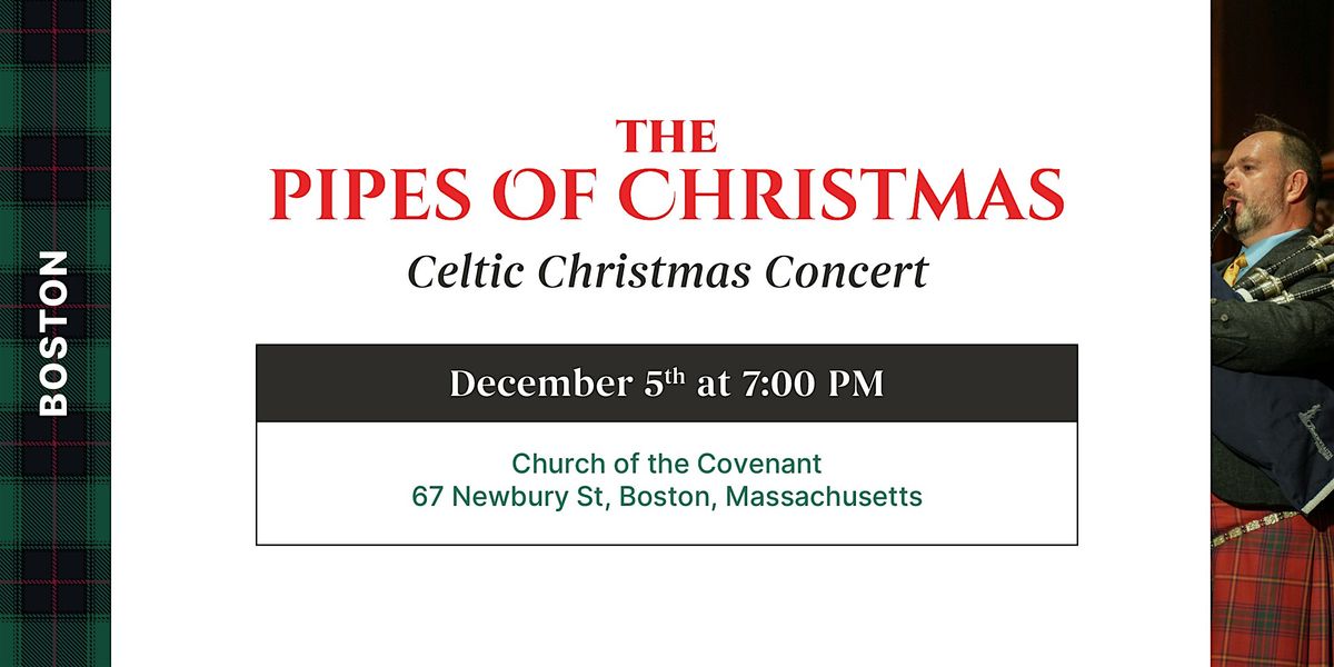 The Pipes of Christmas - Boston, MA - 7PM