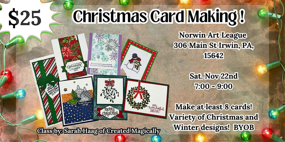 Christmas Card Making Workshop - BYOB