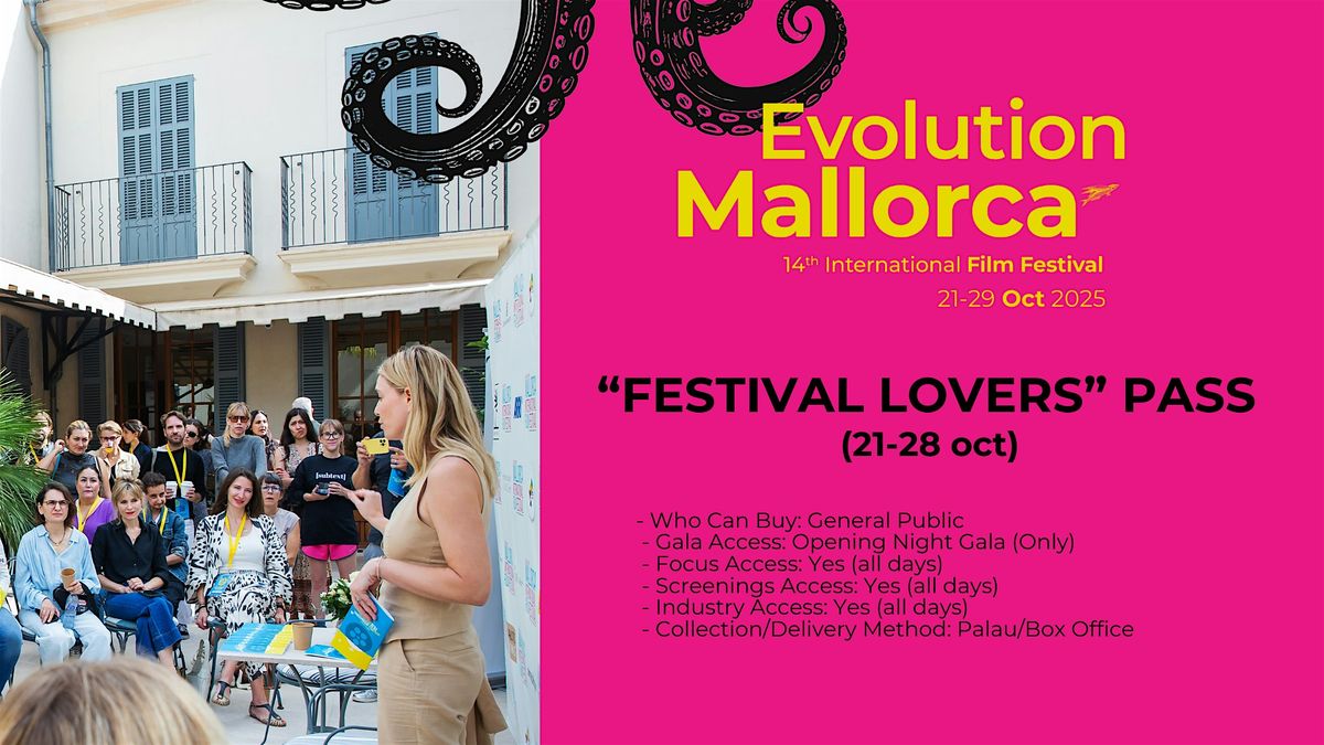 Festival Lover Pass (21st-28th Oct)