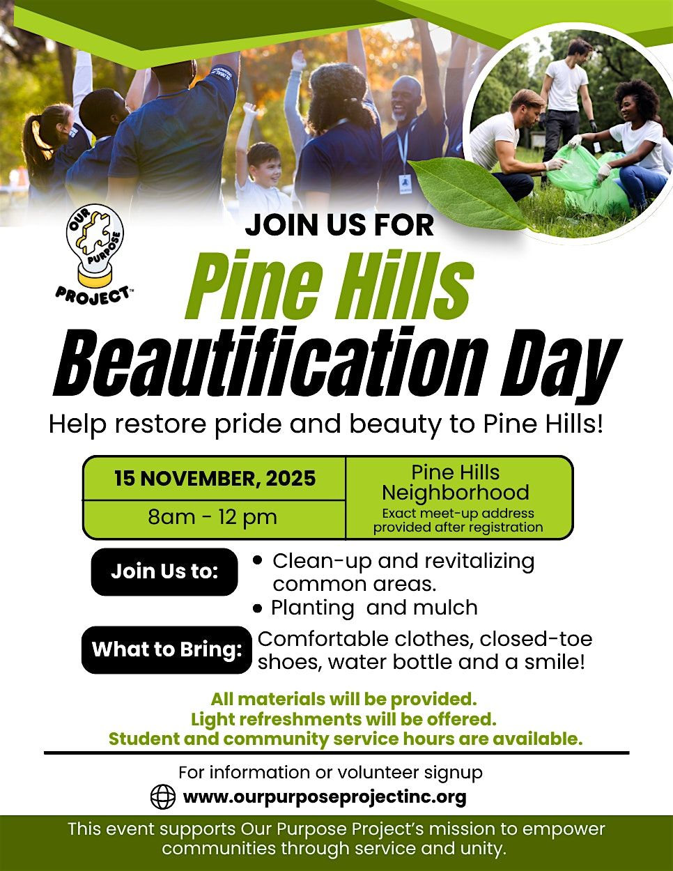 Pine Hills Beautification Day