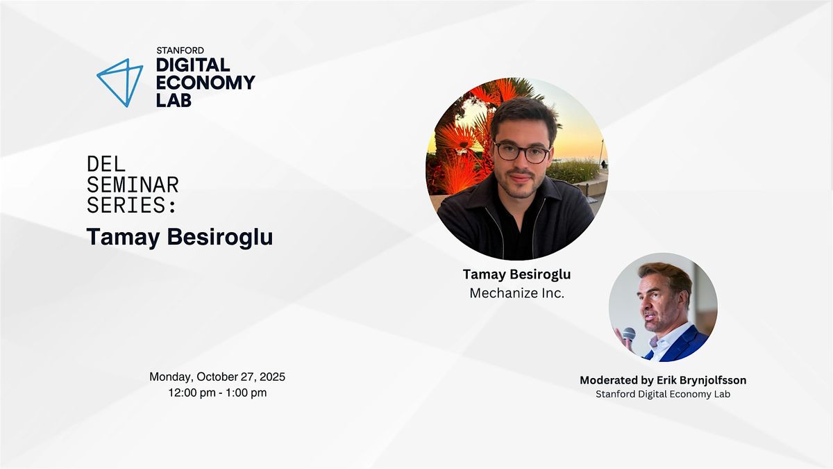 DEL Seminar with Tamay Besiroglu