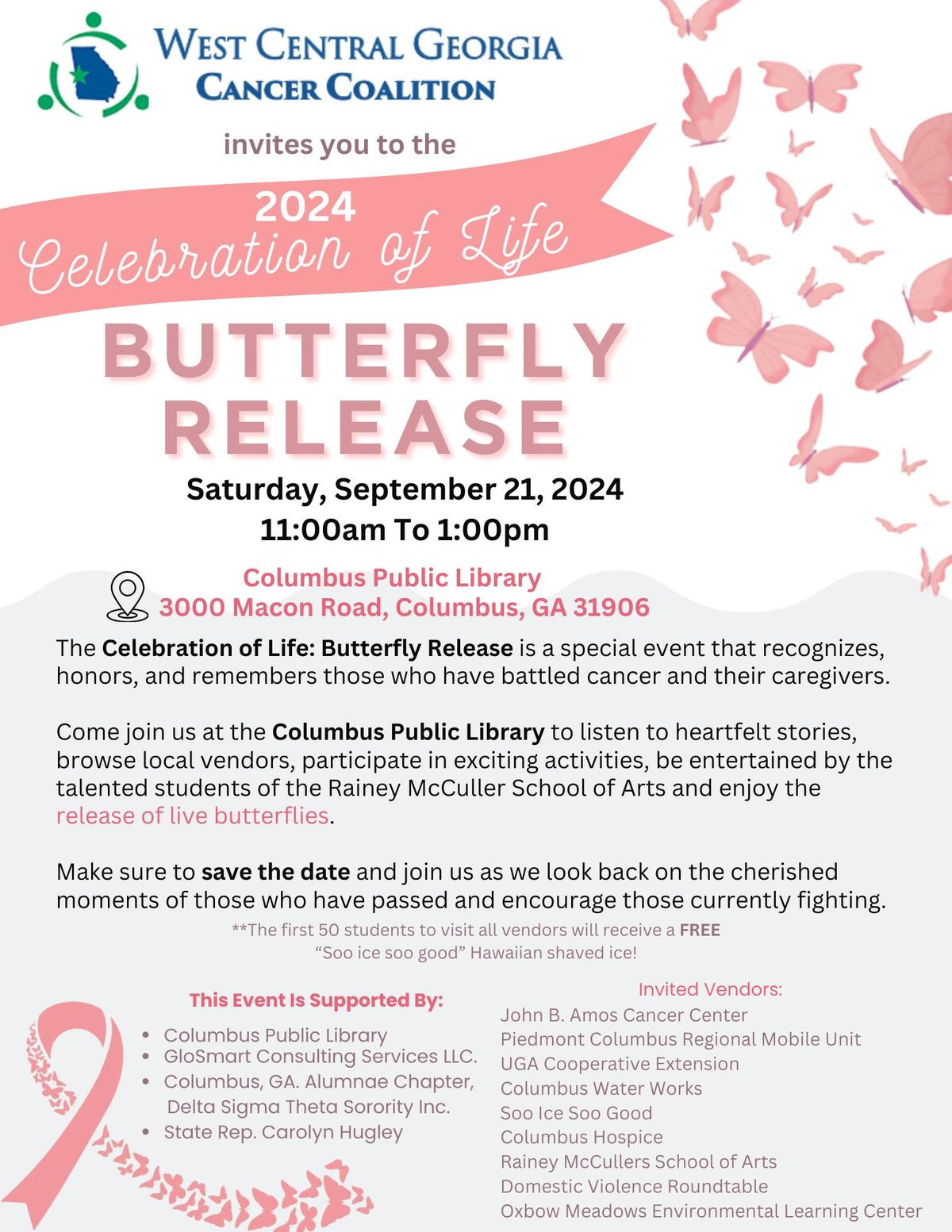 Celebration of Life-Butterfly Release 