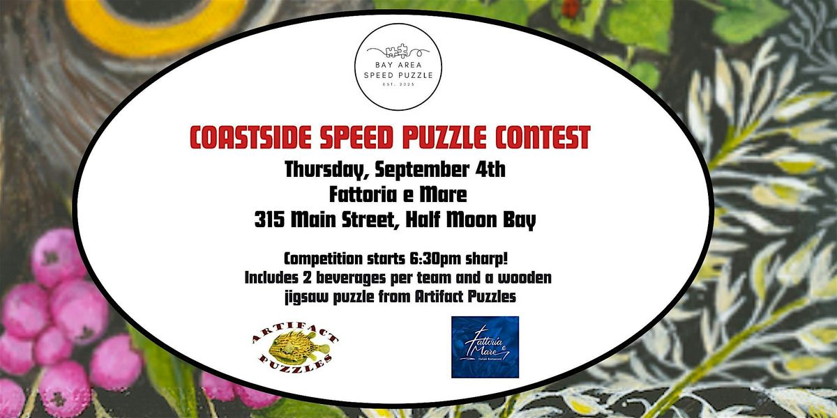 Coast Side Speed Puzzle Contest