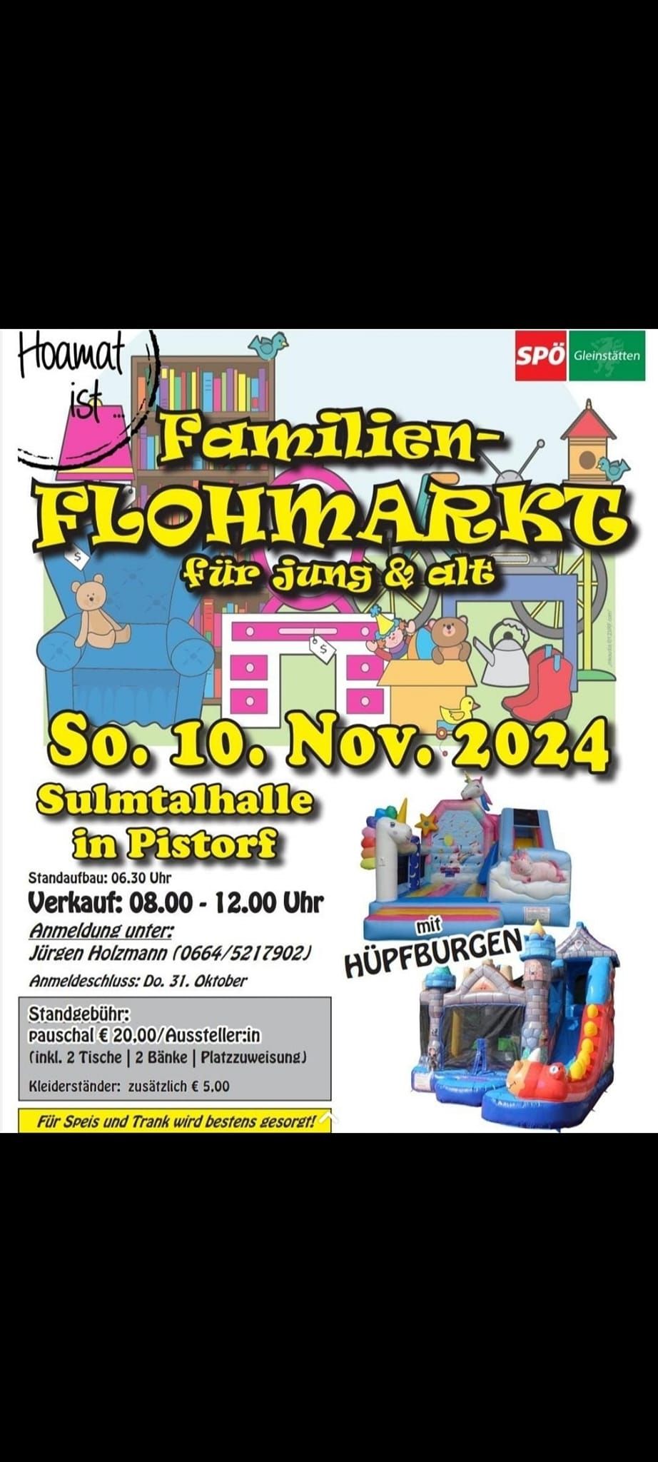 Familienflohmarkt f\u00fcr Jung und Alt 