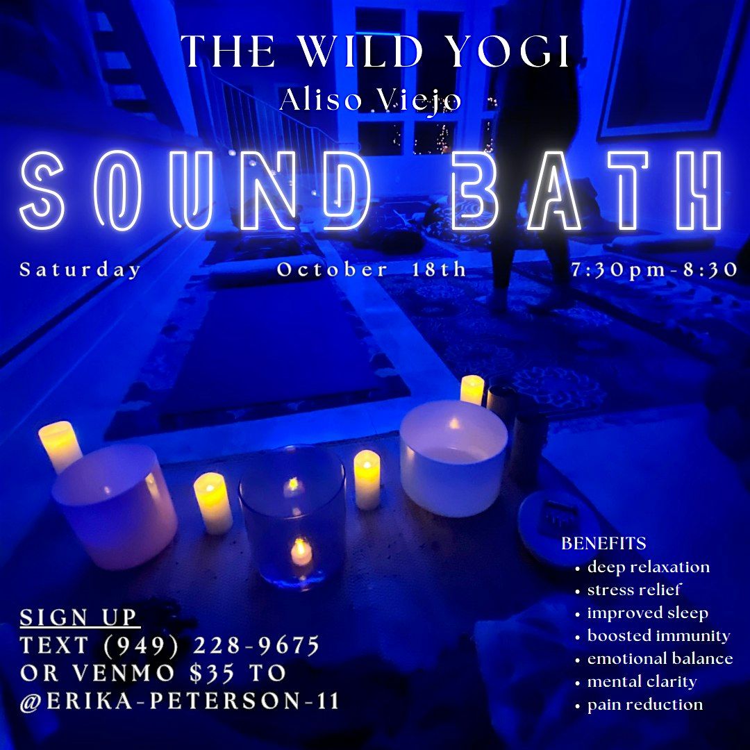 SOUND BATH @ The Wild Yogi Aliso Viejo