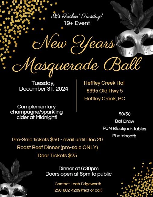 New Years Masquerade Ball