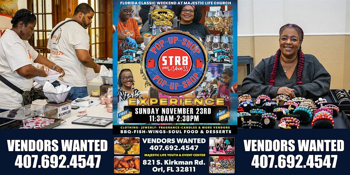 FLORIDA CLASSIC WEEKEND-Str8foolishness Pop-up-Shop 2025
