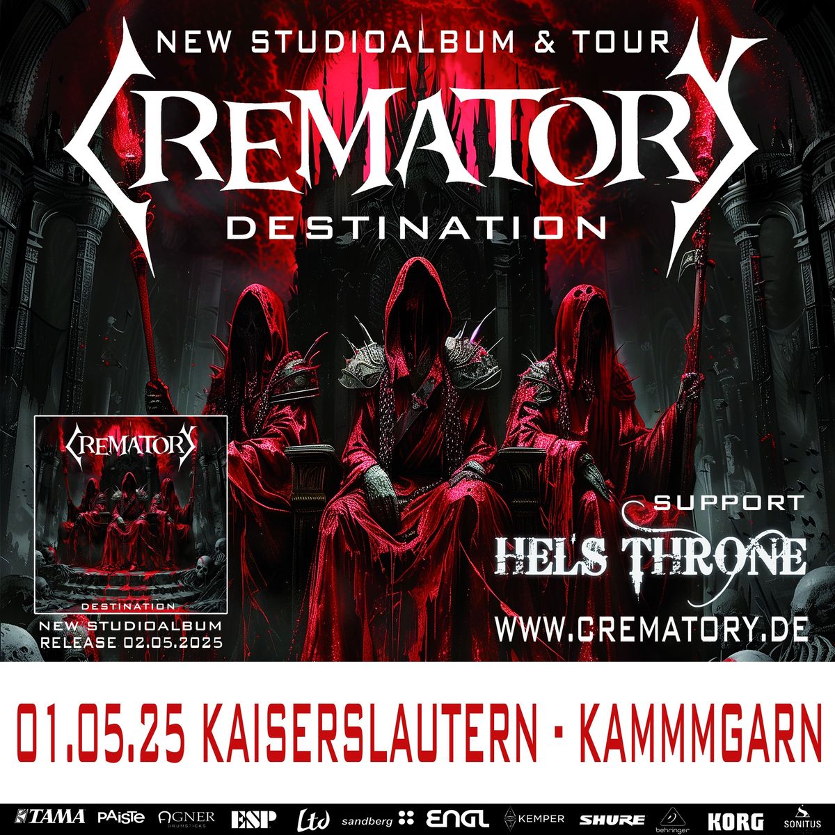 CREMATORY live in der Kammgarn Kaiserslautern