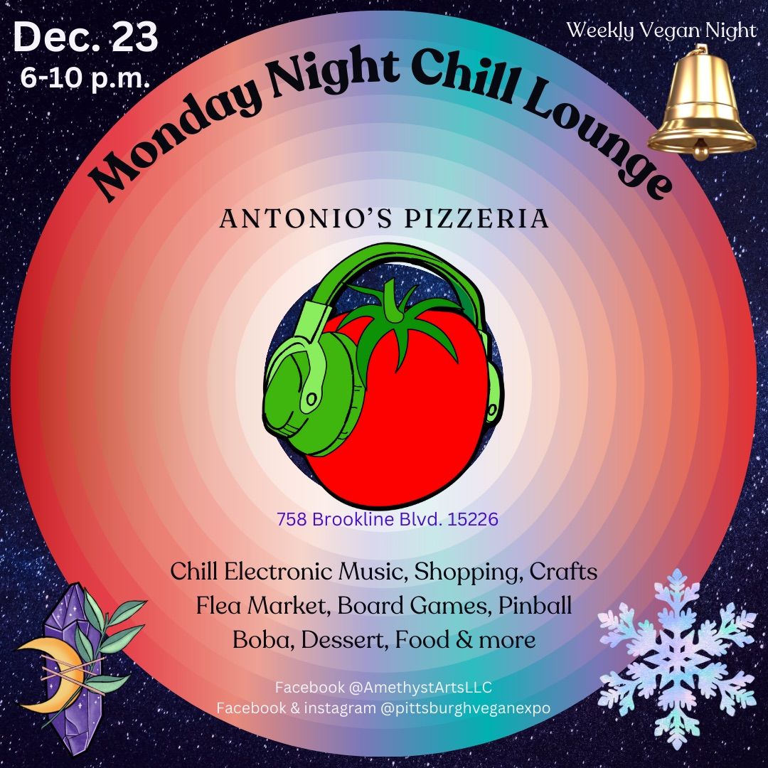 Dec. 23 Vegan Chill Lounge 