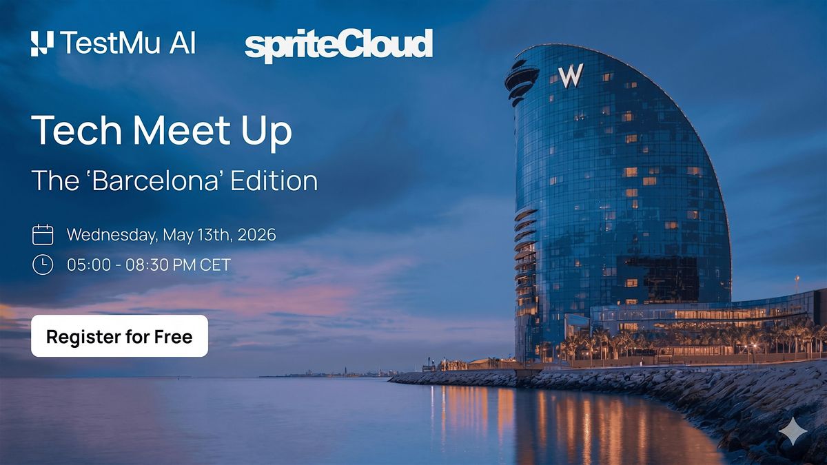 IT Community Meet-Up in Barcelona: Hosted by spriteCloud & TestMu AI