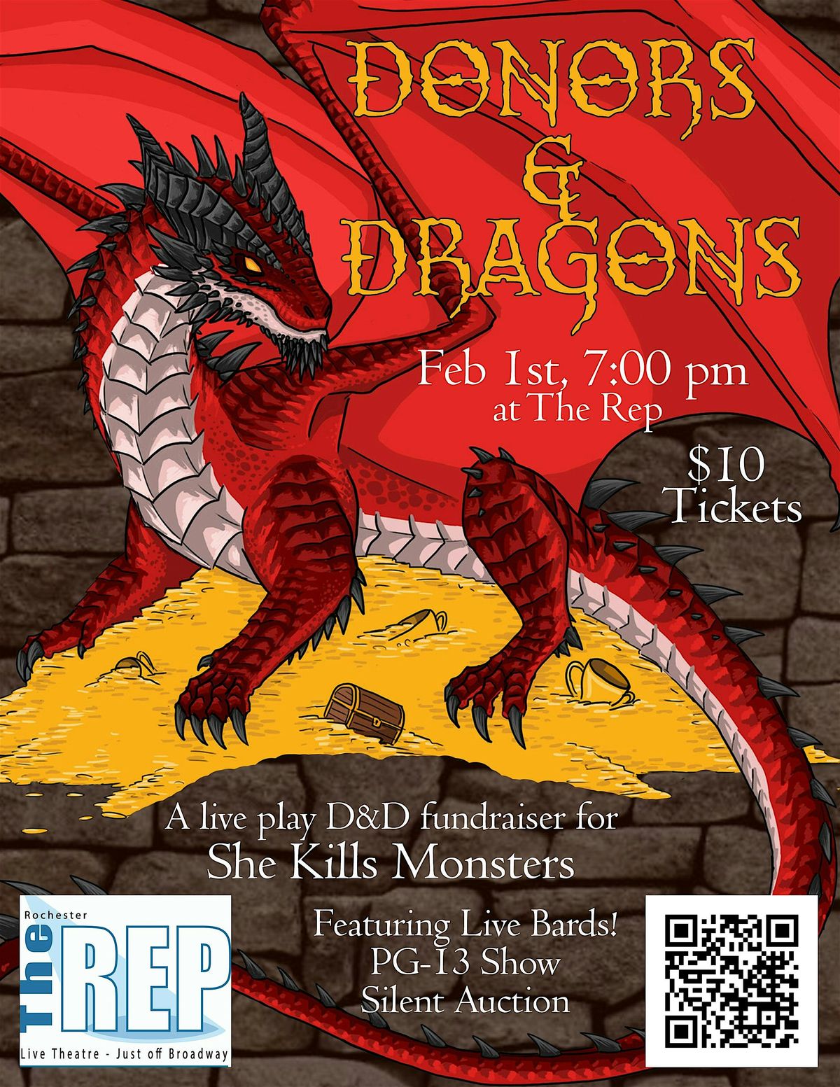 Donors & Dragons: A Fundraiser for She Kills Monsters