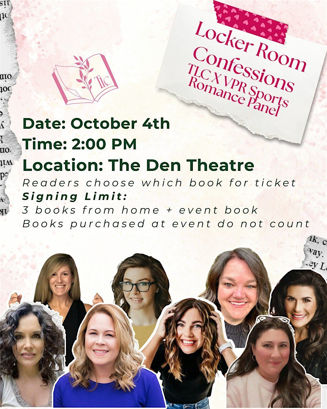 Locker Room Confessions Sports Romance Panel
