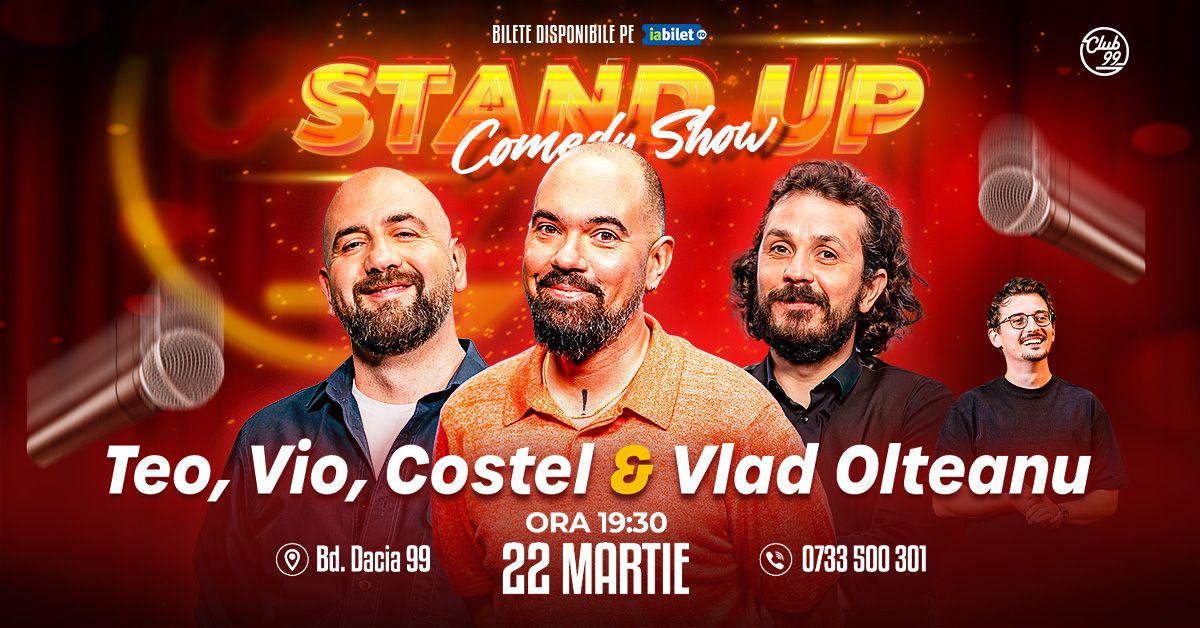 Teo, Vio, Costel - Vlad Olteanu | Stand Up Comedy @Club99