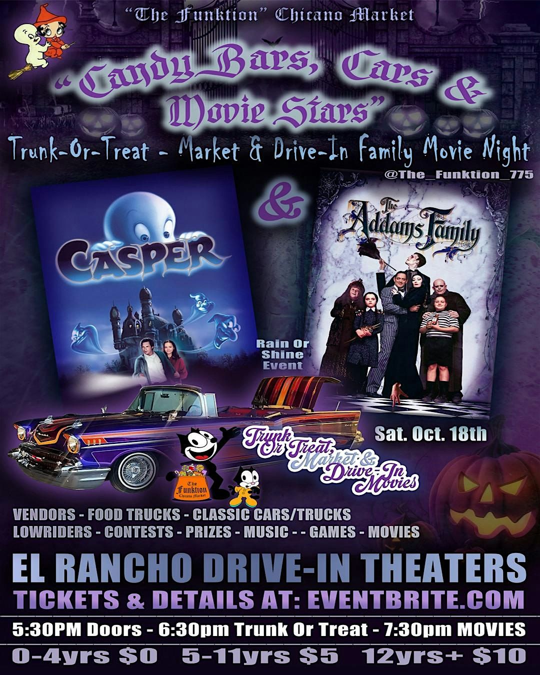 \u201cCandy Bars, Cars and Movie Stars\u201d Presented by THE FUNKTION