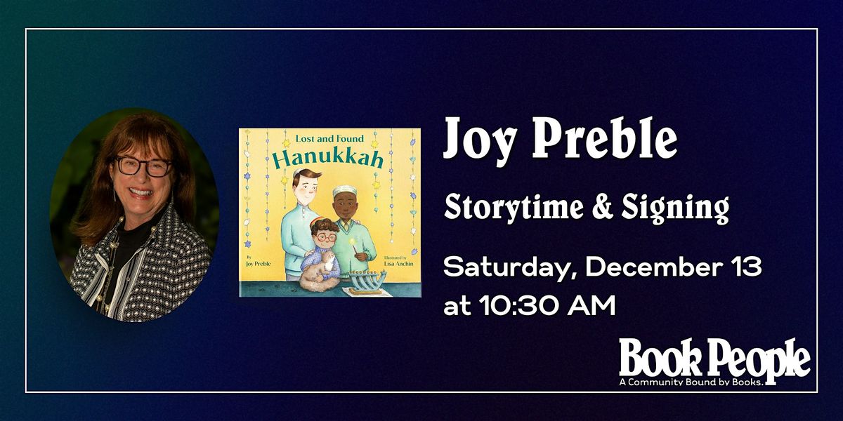 BookPeople Presents: Joy Preble - Lost and Found Hanukkah